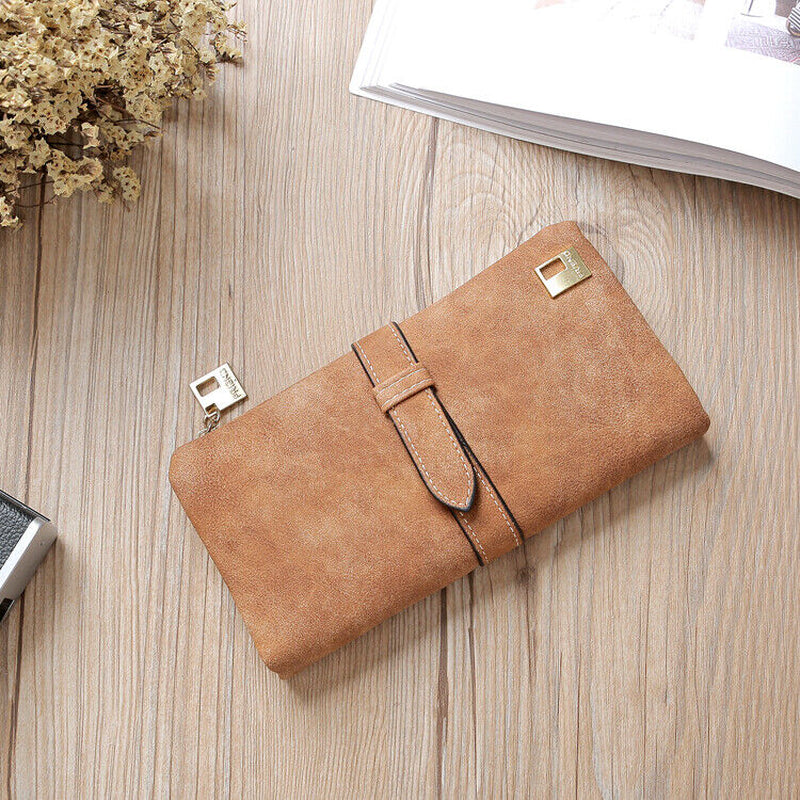 Women Long Wallet Clutch Leather Card Holder Pocket Handbag Slim Purse Bag Gift