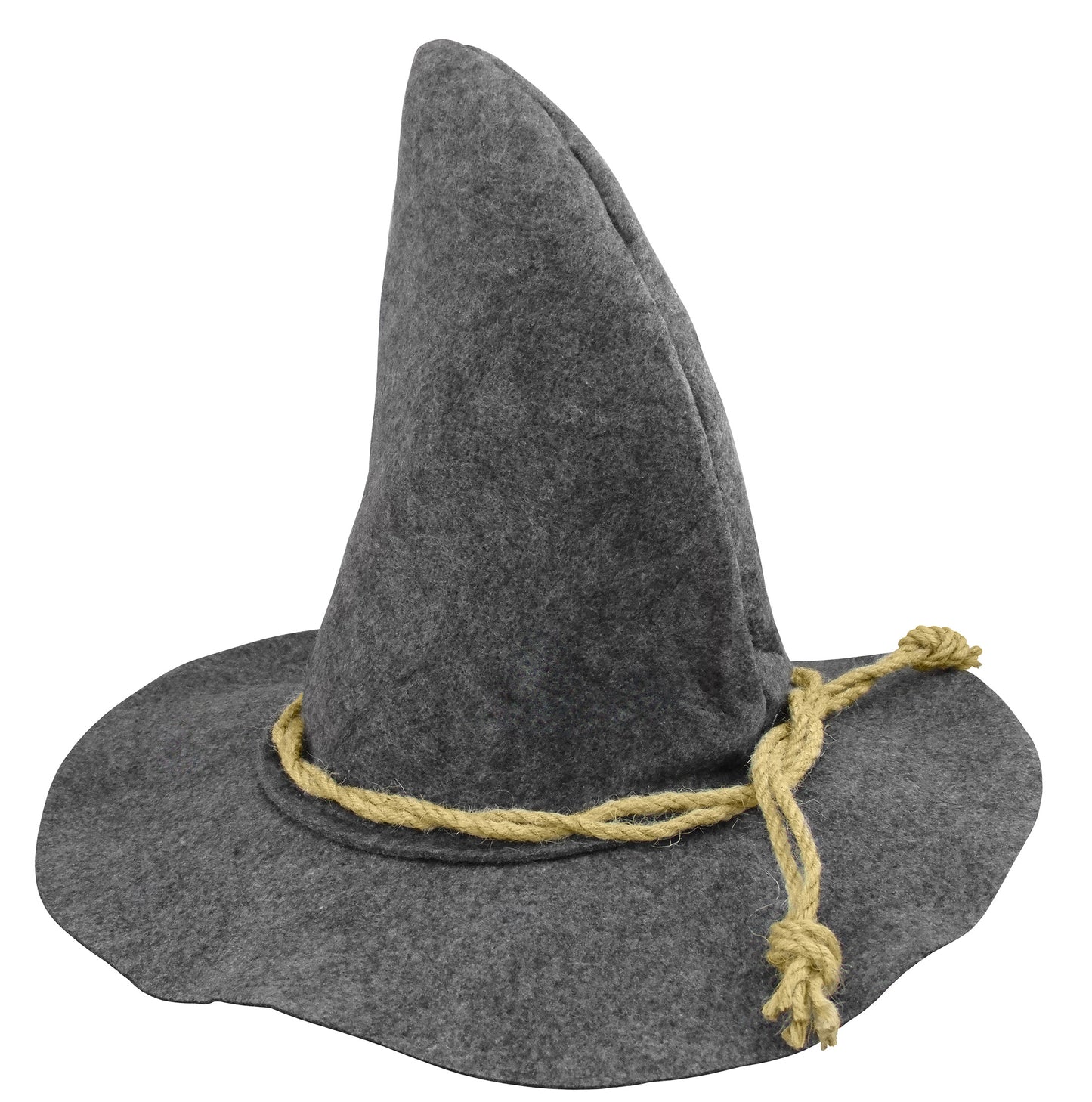 Adult Scarecrow Hat Deluxe Felt Oktoberfest Wizard Witch Hillbilly Hat Costume