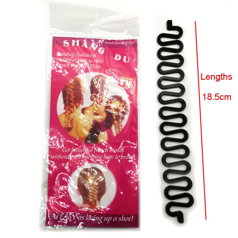 1Pcs Braiding Tools DIY Women Hair Accessories Braid Styling Hairpins Barrettes Magic Donut Bun Twist Hair Clips Hairstyle