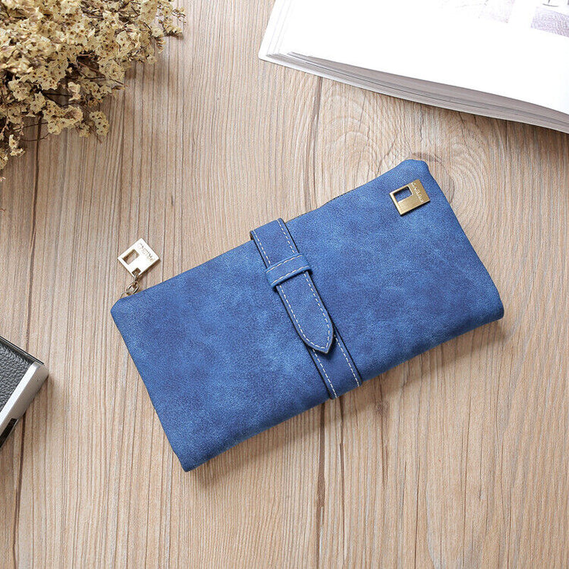 Women Long Wallet Clutch Leather Card Holder Pocket Handbag Slim Purse Bag Gift