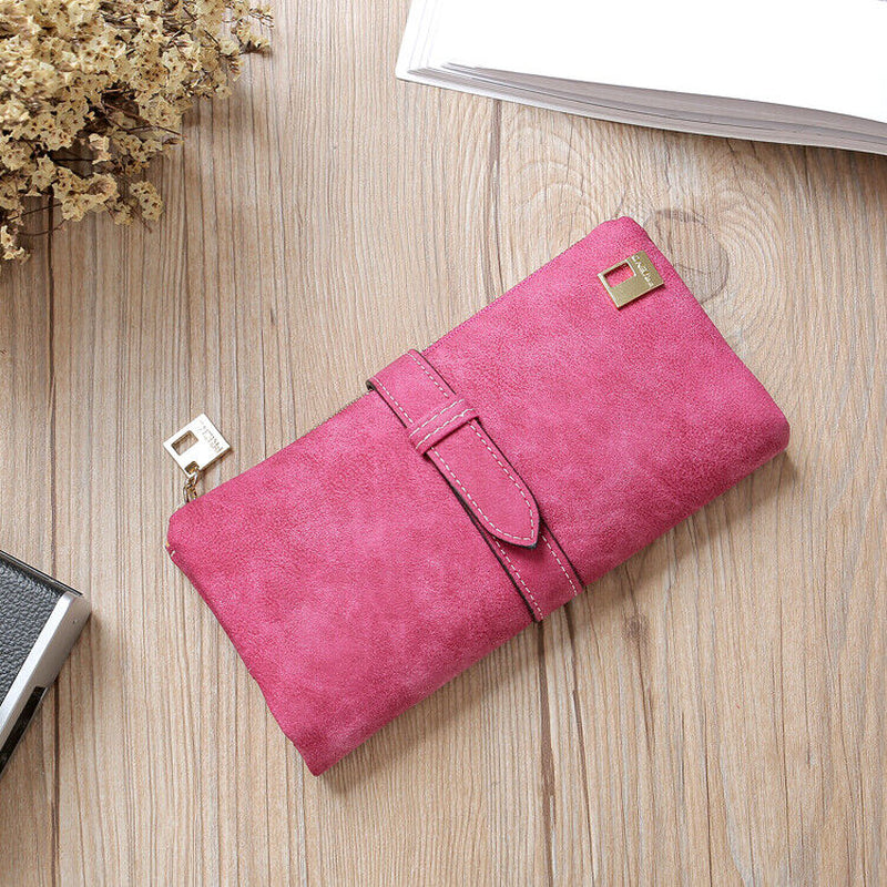 Women Long Wallet Clutch Leather Card Holder Pocket Handbag Slim Purse Bag Gift